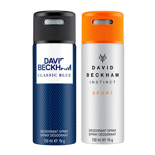 DAVID BECKHAM Classic Blue + Instinct Sport Deo Combo Set 300ml