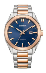 CITIZEN Stainless Steel Analog Blue Dial Men Watch-Bm7606-84L, Multi-Color Band