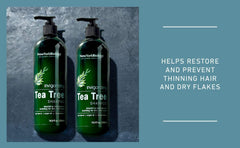NEW YORK BIOLOGY THE ULTIMATE COSMECEUTICALS Tea Tree Shampoo – Deep Cleanser – Relief for Dandruff and Dry Itchy Scalp – Therapeutic Grade - Helps Promote Hair Growth – 16.9 fl Oz