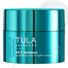 TULA Skin Care 24-7 Hydrating Day & Night Cream Fragrance Free - Nourishing Moisturizer for Face, Improves Skin Smoothness & Maintains Balance