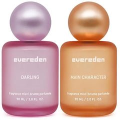 Evereden Fragrance Hair and Body Mist Set of 2 Clean & Vegan Collectible Hair & Body Spray for Teen Girls Set Amplify Your Self Expression w/Iconic Scents in Mesmerizing Fragrance Mist Dispensers
