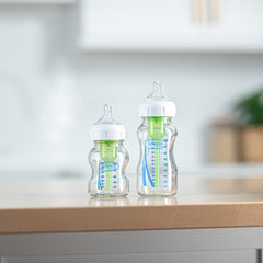 Dr. Brown's Options+ Wide-Neck Glass Baby Bottles, 5 Ounce, 1 Count