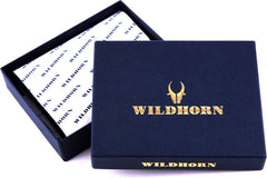 WildHorn WH558 Black Men's Leather Wallet