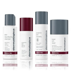 Dermalogica Skin Aging Solutions Kit, Anti Aging Skincare Set Includes Face Cleanser, Serum, Moisturizer with SPF, and Cream, Travel Size