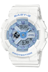 G-Shock Casio Women Watch Baby -G Analog Digital Blue Dial Resin Band BA-110XBE-7ADR