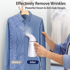 DIKXO Steamer for Clothes Steamer, Handheld Clothing Steamer 120ml for Home, Office and Travel