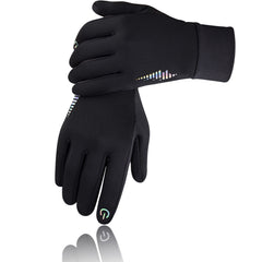 SIMARI Winter Gloves Men Women Touch Screen Glove Cold Weather Warm Gloves Freezer Work Gloves Suit for Running Driving Cycling Working Hiking 102 - Black Iris