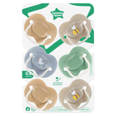 Tommee Tippee Anytime Pacifier, 18-36 Months, 6 Pack of Symmetrical, BPA Free Pacifiers