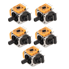 5pcs Analog 3D Joysticks for PS5 Controller, 3D Analog Sensor Wheel Thumb Sticks Joystick Replacement for PS5