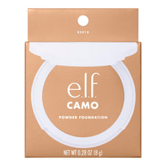 e.l.f. Camo Powder Foundation, Lightweight, Primer-Infused Buildable & Long-Lasting Medium-to-Full Coverage Foundation, Medium 310 C