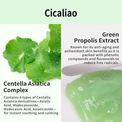VT COSMETICS CICA Cream - CICALIO Facial Care Cream, Skin Relax, Redness Skin cream, Skin Calming Care Cream, Soothing Skin (1.69 oz / 50ml)