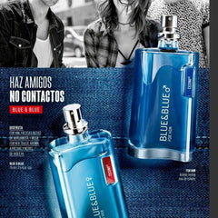 Blue & Blue For Her Eau de Parfum 2.5 fl. oz.and Blue & Blue for Him Eau de Toilette 2.5 fl. oz. Set by Cyzone