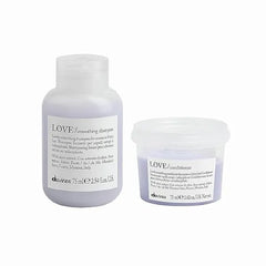 Davines LOVE Smoothing Shampoo Gentle Cleansing for Frizzy or Coarse Hair Smooth, Soften and Add Shine