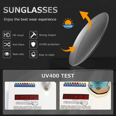AEVOGUE Sunglasses For Women Oversized Rimless Diamond Cutting Lens Sun Glasses AE0534