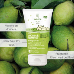 Weleda Lively Lime Kids 2 In 1 Shampoo And Body Wash, 150 Ml