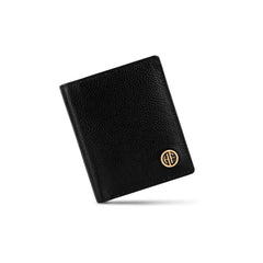 HAMMONDS FLYCATCHER Genuine Leather Wallet for Men - RFID Protected Leather Purse for Men, Money Purse for Men, Bi-Fold Wallet - 3 Card Slots, 2 ID Slots, Coin Pocket, Hidden Pockets - Black