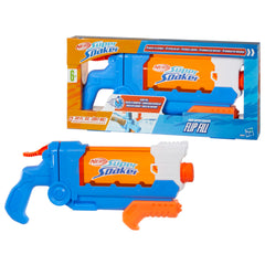 Nerf Super Soaker Flip Fill Water Blaster, 4 Spray Styles, Fast Fill, 30 Fluid Ounce Tank, Water Toys for 6 Year Old Boys & Girls & Up
