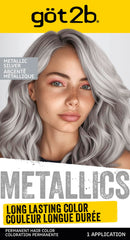 Got2B Metallics Permanent Hair Color Long Lasting Color - M71 Metallic Silver
