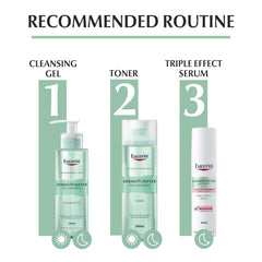 Eucerin DermoPurifyer Oil Control Face Cleansing Gel, Removes Excess Sebum, Dirt and Makeup, Fragrance-Free, Soap-Free, Suitable for Blemish and Acne-Prone Skin, 200ml