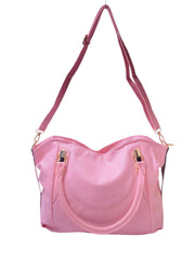 Purses and Handbags for Womens Top Soft Satchel Shoulder Tote Bags Wallets - Pink