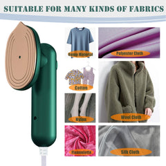 TERRIFI Portable Travel Steam Iron, Multifunction Micro Steam Iron Support Dry and Wet Ironing, Suitable for Home Travel College