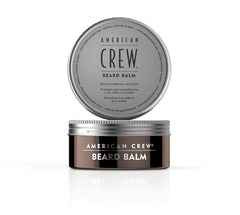 American Crew Beard Balm, Conditioner & Styler, Stocking Stuffer for Him with Sweet Almond Oil & Shea Butter - 60g
