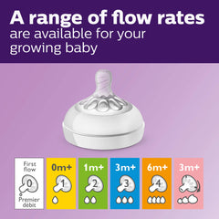 Philips Avent Natural Baby Bottle 4 Piece SCF010/47 transparent 075020068248