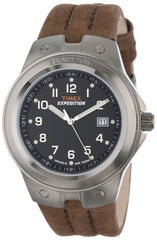 Timex Men's Expedition Metal Field Watch, Quartz Movement -Brown/Silver-Tone/Black