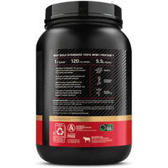 Optimum Nutrition Gold Standard 100% Whey Protein Powder, Double Rich Chocolate 1.98 Pound