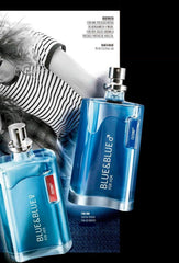 Blue & Blue For Her Eau de Parfum 2.5 fl. oz.and Blue & Blue for Him Eau de Toilette 2.5 fl. oz. Set by Cyzone