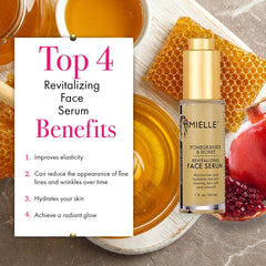Mielle Organics Pomegranate & Honey Revitalizing Face Serum, 1 oz