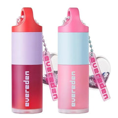 Evereden Kids Tinted Non Toxic Lip Gloss Kit Ruby Red & Sakure Pink Non Toxic Makeup Kit for Girls Vegan Makeup Hydrating Lip Gloss with Sunflower, Avocado, & Grapeseed Oils