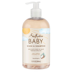 Shea Moisture 100% Virgin Coconut Oil Kids Wash & Shampoo, 13 fl oz