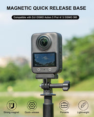 Magnetic Quick Release Adapter Base for DJI OSMO 360/Action 5 Pro/4/3