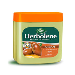 Dabur Herbolene Argan Oil Petroleum Jelly Enriched With And Vitamin E Helps In Glowing Skin - 225 ml