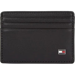 Tommy Hilfiger Men Eton Wallet Leather - Black (Black)