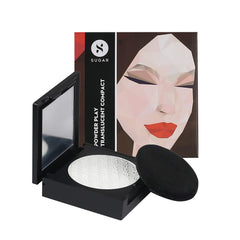 Sugar Cosmetics Sheer Pressed Powder Long-wear, Oil Control, Smooth Application