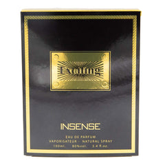 Dumont Exciting Insense - 3.4 oz - Eau De Parfum β Unisex Perfume for Men & Women - Lemon, Herb, Honey, Amber & Chocolate Scent - Long Lasting Cologne Mist & Body Spray - for Him & Her