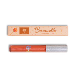 LemonVille Caramello Lip Gloss Ultra Light Wet & Shimmery Lipgloss for Stunning Shine Moisturizing Formula for Polished Lips. Perfect Beauty Addition to Your Makeup for Every Occasion.