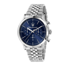 Maserati Epoca Men's Chronograph Analogue Watch 42mm - Silver