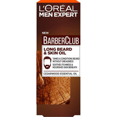 L’Oréal Paris Men Expert Barber Club Long Skin And Beard Oil, 30 ml