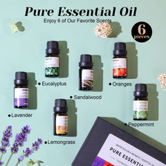 SKY-TOUCH 6pcs x 10 mL Essential Oils Set