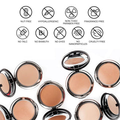 bellapierre Compact Mineral Foundation SPF 15 | Vegan & Cruelty Free | Full Coverage | Hypoallergenic & Safe for All Skin Types | Oil & Talc Free - 0.35 Oz - Double Cocoa