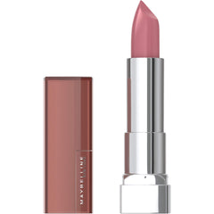 Maybelline Color Sensational Lipstick, Lip Makeup, Cream Finish, Hydrating Lipstick, Warm Me Up, Nude Pink,1 Count