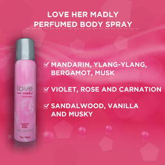 Revlon Body Spray, Love Her Madly, 100ml (Pack of 2)