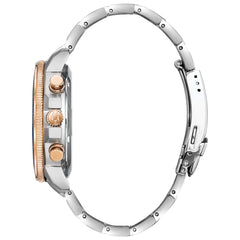 Bulova Mens Marine Star - 98B301 - Two Tone Rose Gold/Blue Dial