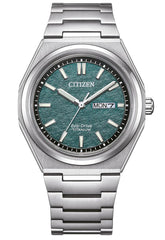 Citizen Men's Analogue Japanese Quartz Watch with Titanium Strap AW0130-85XE, Silver, bracelet
