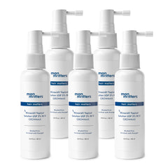 Man Matters Minoxidil 5% Solution Serum for Men (pack of 5) I Prevent Hair Loss, Thinning I Revitalise Hair and Beard Regrowth I Alcohol Free, Non-Sticky, Unscented I Extra Strength I 300 ml