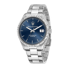 Maserati Men's R8853100029 Silver Stainless Steel Quartz Dress - Silver