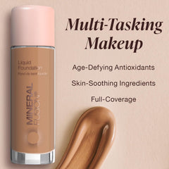 Mineral Fusion Liquid Foundation, Warm 3, 1 Fl Ounce